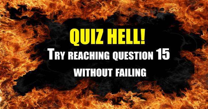 This sudden death quiz is impossible!