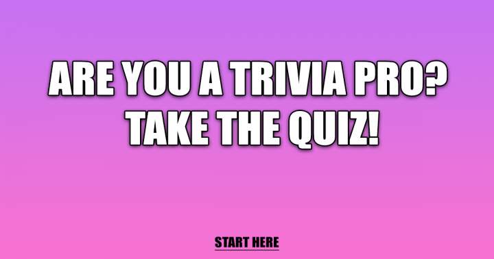 Banner for Are you a Trivia Pro?