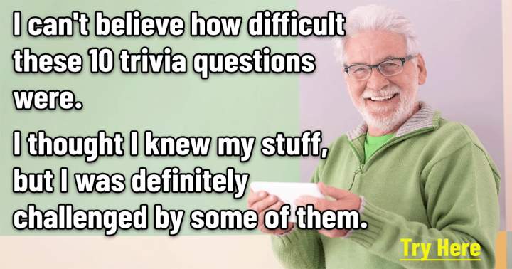 Banner for 10 Challenging Trivia Questions