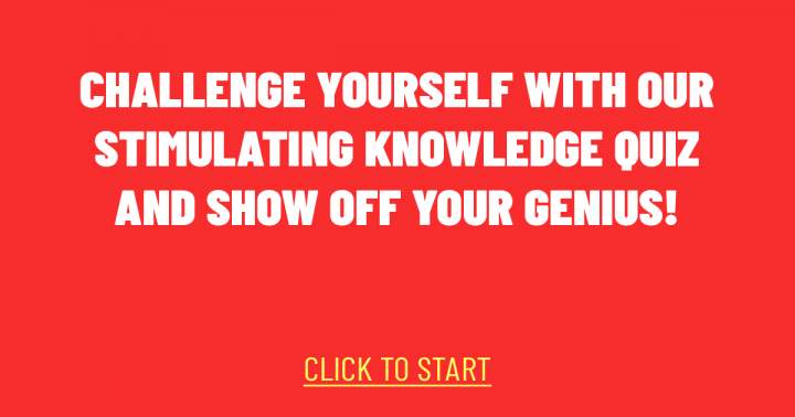 Challenging Knowledge Quiz