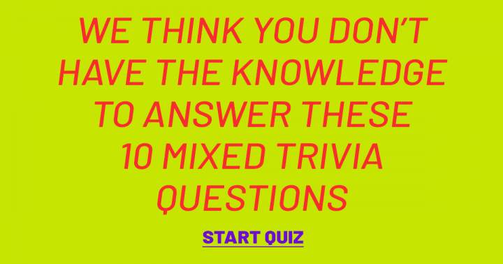 Banner for You Don't Have The Knowledge For This One!