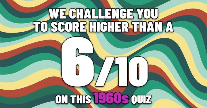 Fresh 1960s Quiz