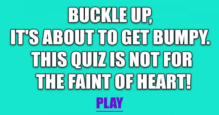 Banner for Buckle up!