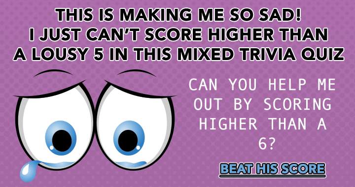 Banner for Play if you think you can score a 6 or higher! 
