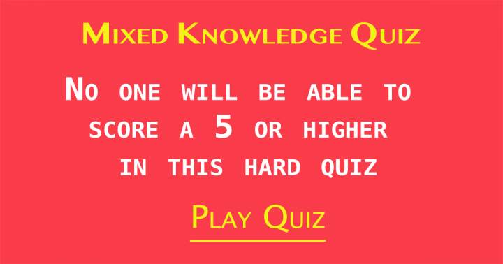 Play Quiz