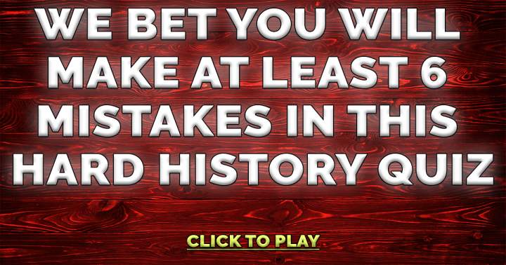 Banner for HARD History Quiz