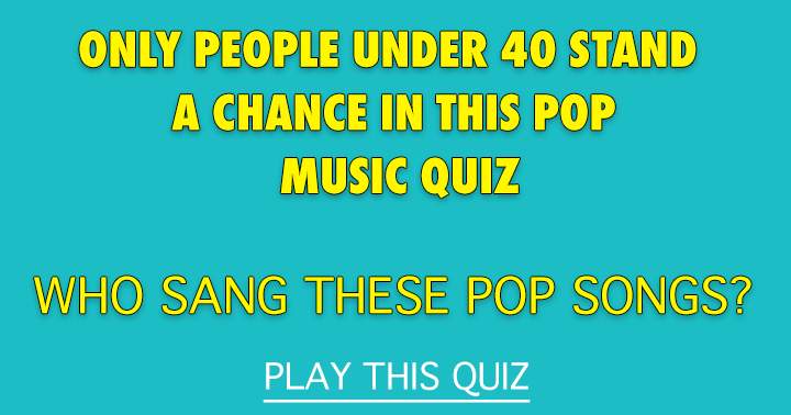 Banner for Who sang these songs?
