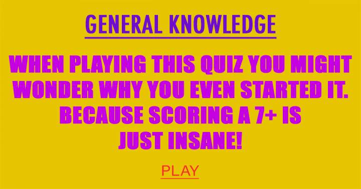 General Knowledge