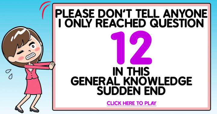 Banner for General Knowledge Sudden End