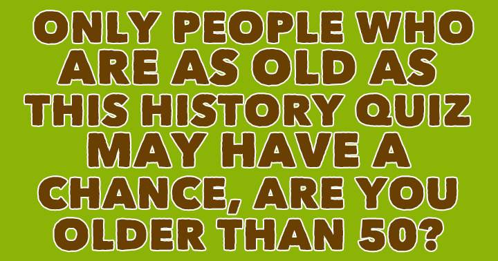 Banner for If you are older than 50 you should score higher than a 6!
