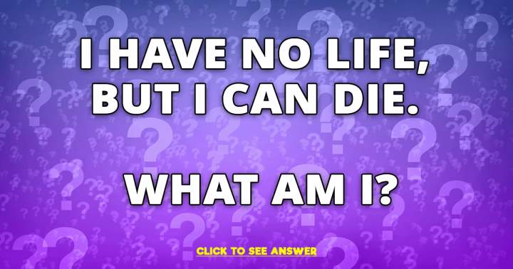 Solve this riddle and play our quiz