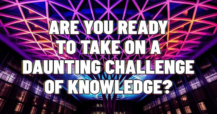 Banner for Daunting Knowledge Quiz