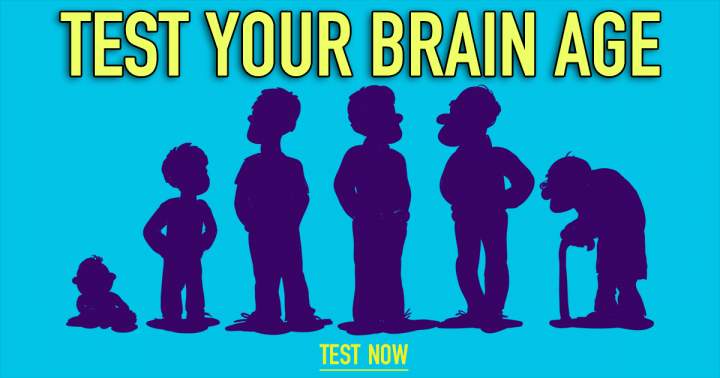 Banner for Test The Age Of Your Brain