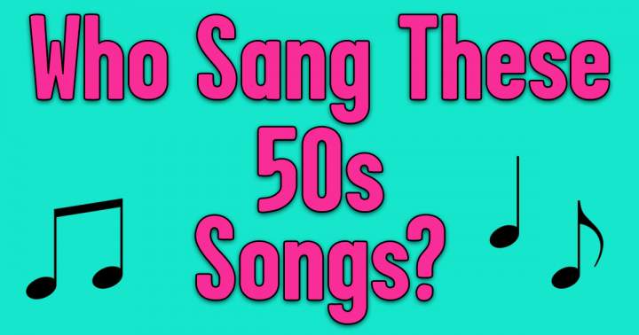 Which artist performed these songs from the 1950s?