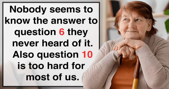 Banner for 10 Questions about General Knowledge
