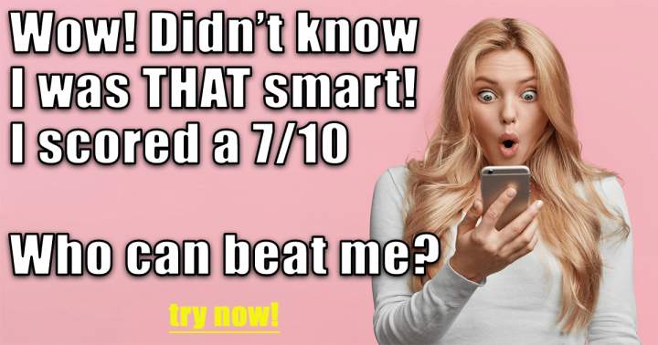 Banner for Can you do better than a 7/10?