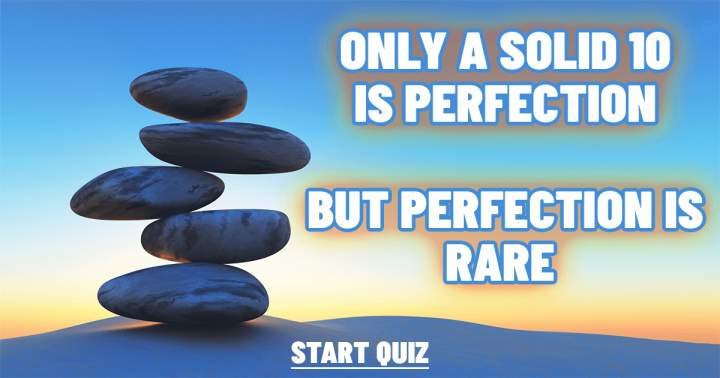 Banner for Perfection is rare, so scoring a 10 will be impossible