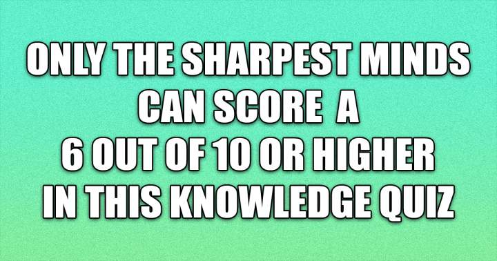 Quiz on General Knowledge.