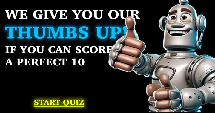 Banner for Play this Quiz and Earn our Thumbs Up!