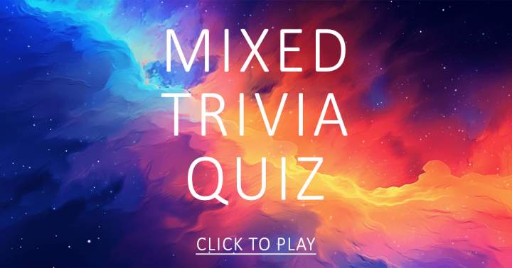 Banner for 10 Mixed Trivia Questions