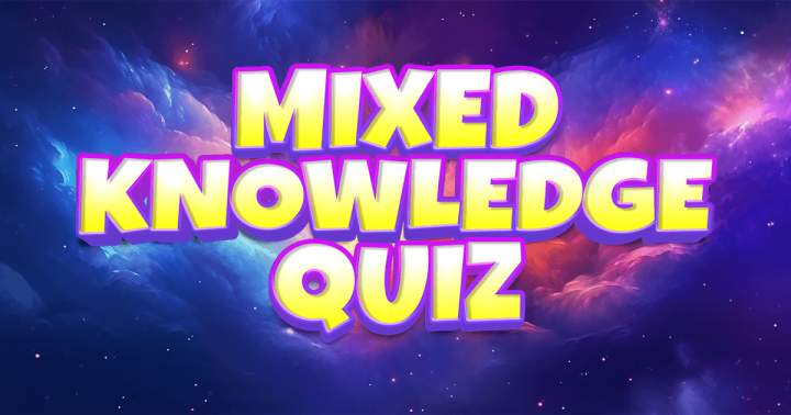 Banner for Mixed Knowledge Quiz
