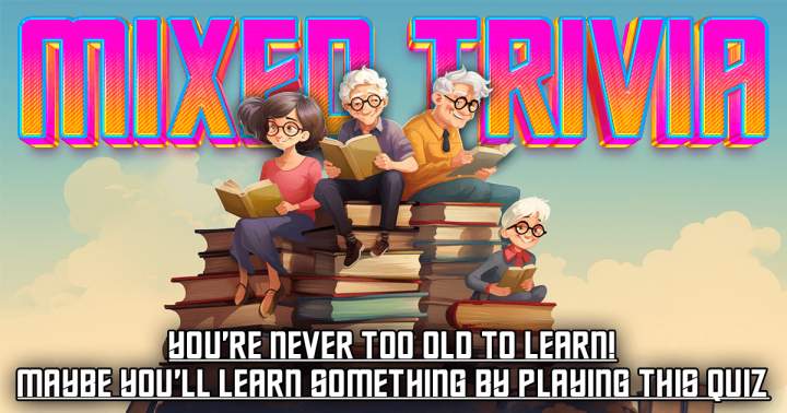 Banner for Mixed Trivia Questions