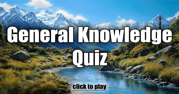 Banner for Quiz on General Knowledge