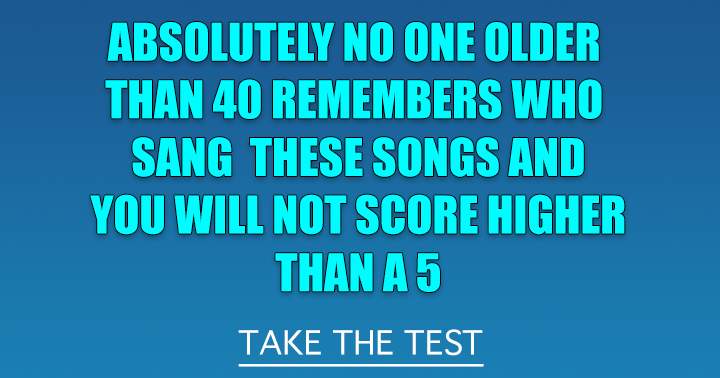 Banner for Do you remember these songs?