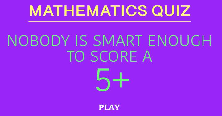 Quiz on Mathematics