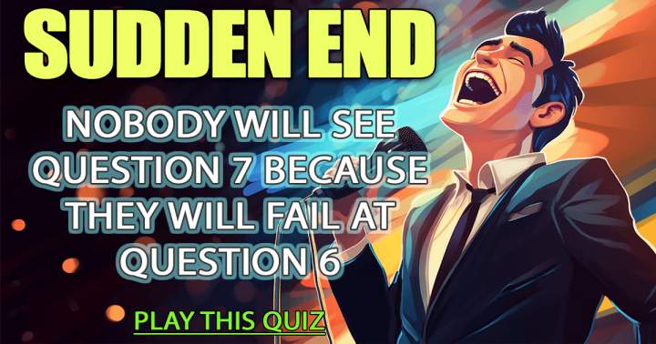 Banner for Who Sang These Songs? - Sudden End Style