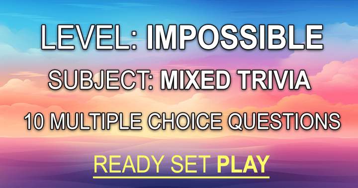 Banner for Mixed Knowledge Trivia
