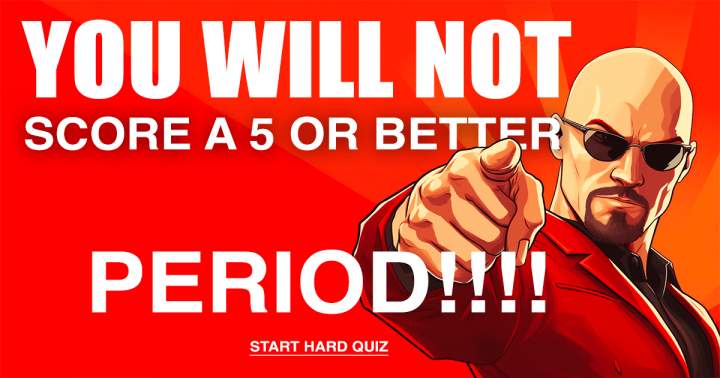 Banner for This quiz is unbeatable. Period!