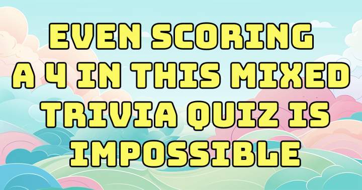 Banner for Hard Mixed Trivia Quiz