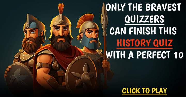 Banner for History Quiz that poses a challenge.