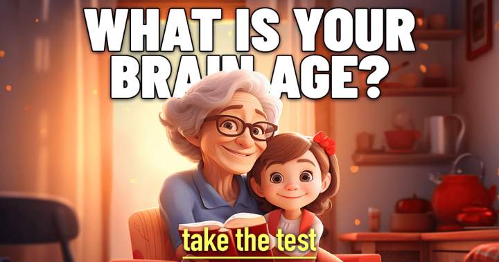 Banner for 10 Questions To Test The Age Of Your Brain