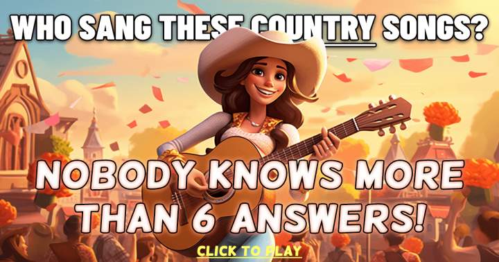 Banner for Who Sang These Country Songs?