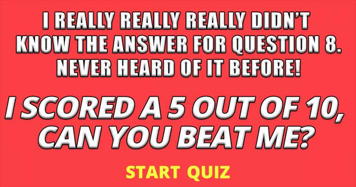 Quiz on General Knowledge