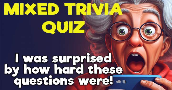 Trivia Quiz full of surprises.