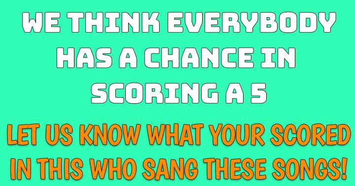Banner for Who sang these songs? : Hard Quiz