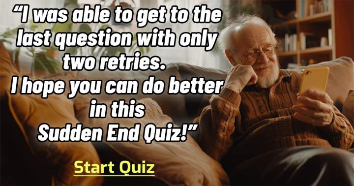 Banner for Quiz Abruptly Ends