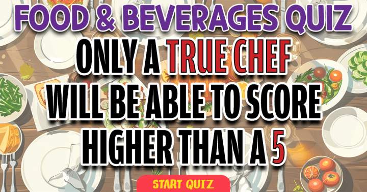 Banner for Food and beverages questions that are difficult.