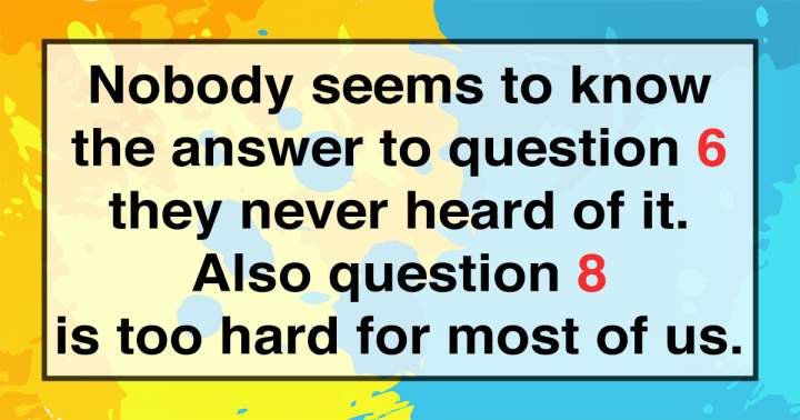 Banner for Put Your Trivia Knowledge to the Test.
