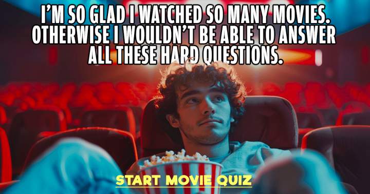 Banner for Commence the challenging movie quiz.