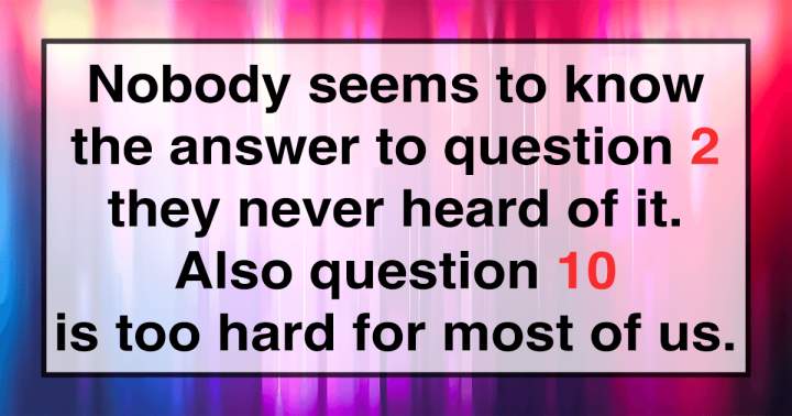 Banner for Test on General Knowledge