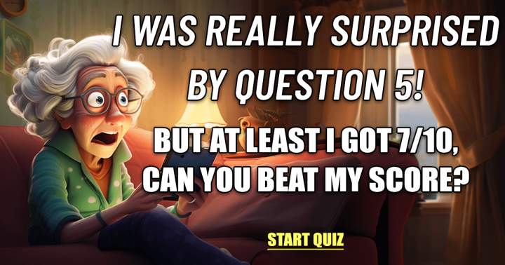 Banner for Mixed trivia questions quiz.