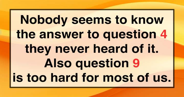 General Knowledge Quiz