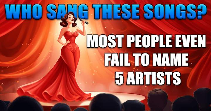 Banner for Please identify the singers of these songs.