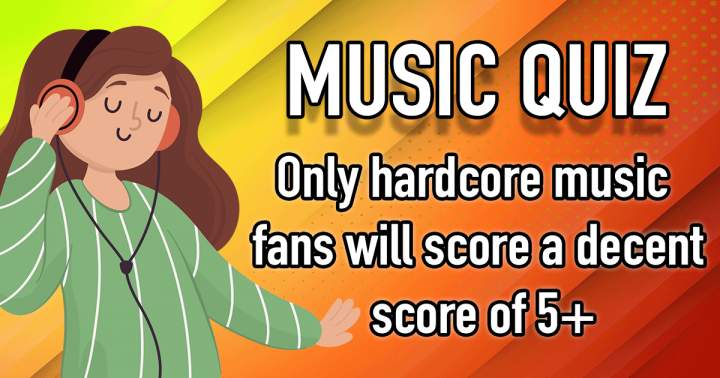 Banner for Music Quiz that will test your skills.
