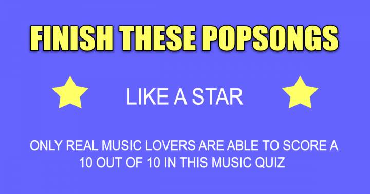 Banner for 10 well-known songs with 10 incomplete titles