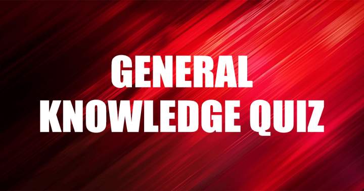 Banner for General Knowledge Quiz
